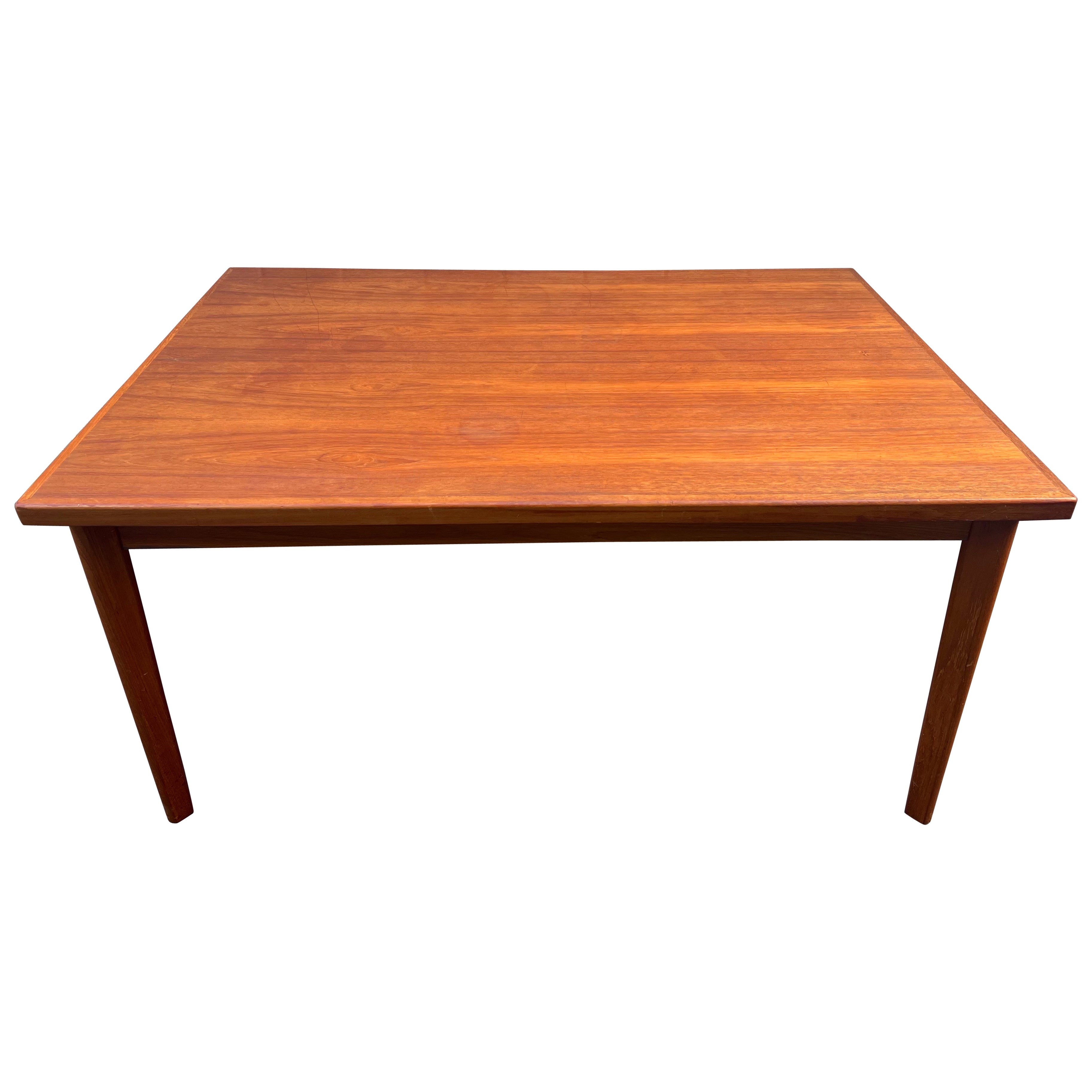 Mid Century Modern Extendable Teak Table