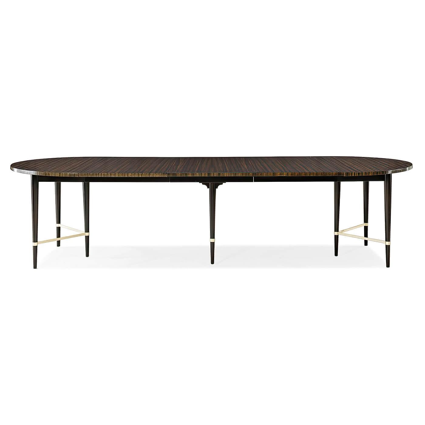 Mid-Century Modern Style Extending Dining Table In New Condition For Sale In Westwood, NJ