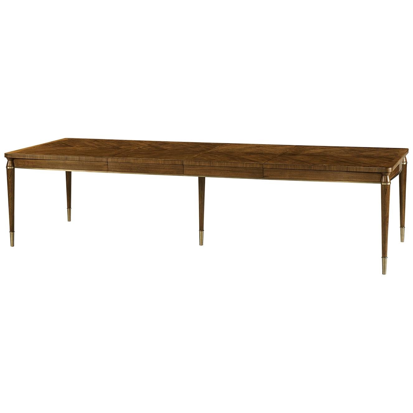 Mid-Century Modern Style Extending Dining Table