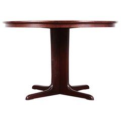 Mid-Century Modern Extending Round Table