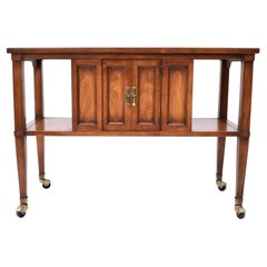 Mid-Century Modern Extension Bar Cart Server by White Furniture Company