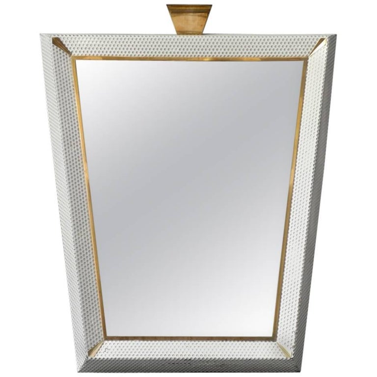 MidCentury Modern Extra Large Illuminated Mirror For Sale at 1stDibs