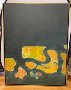 Mid-Century Modern Extra Large Original Artist Signed Abstract Painting