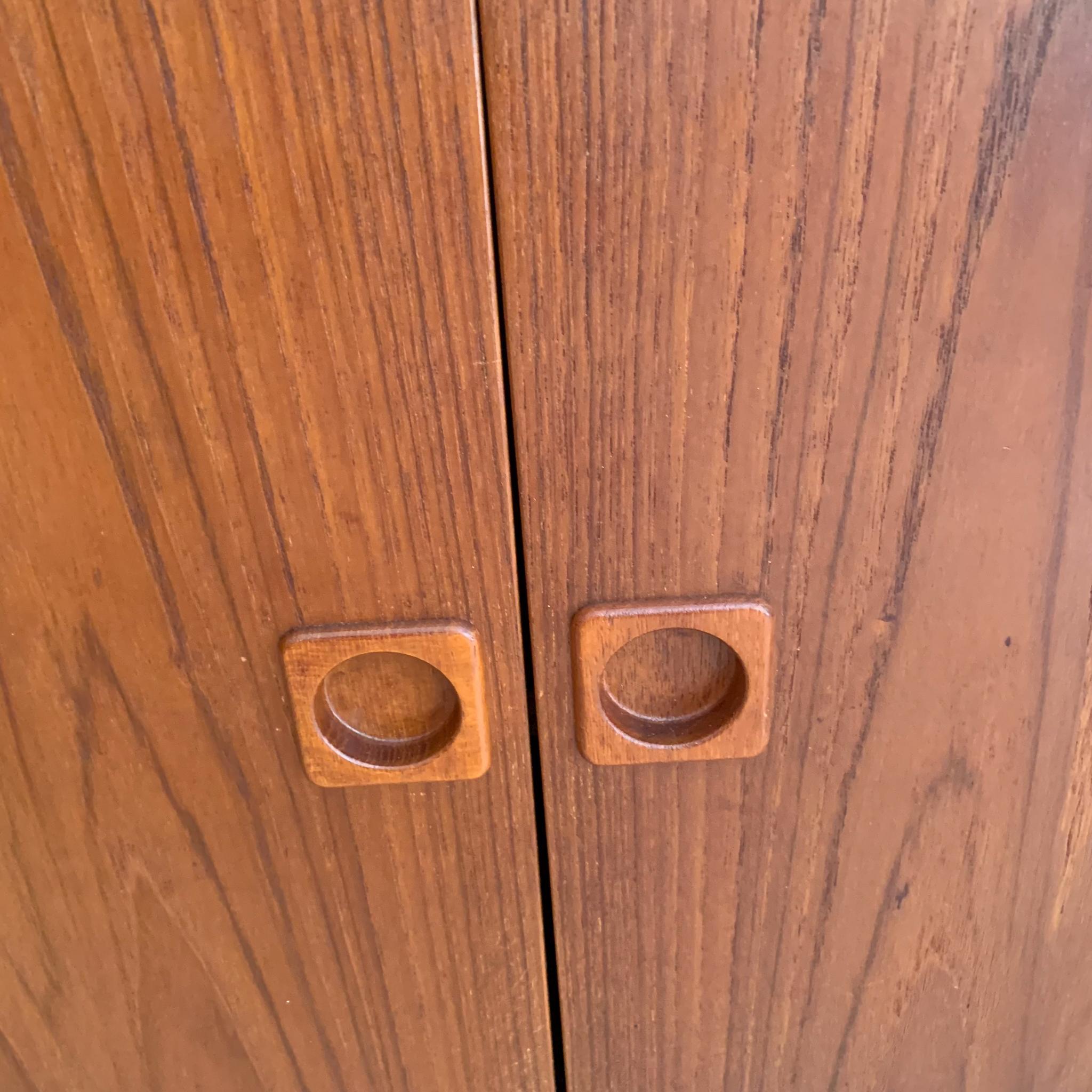 Mid-20th Century Mid-Century Modern Extra Long Danish Teak Credenza with Sliding Doors