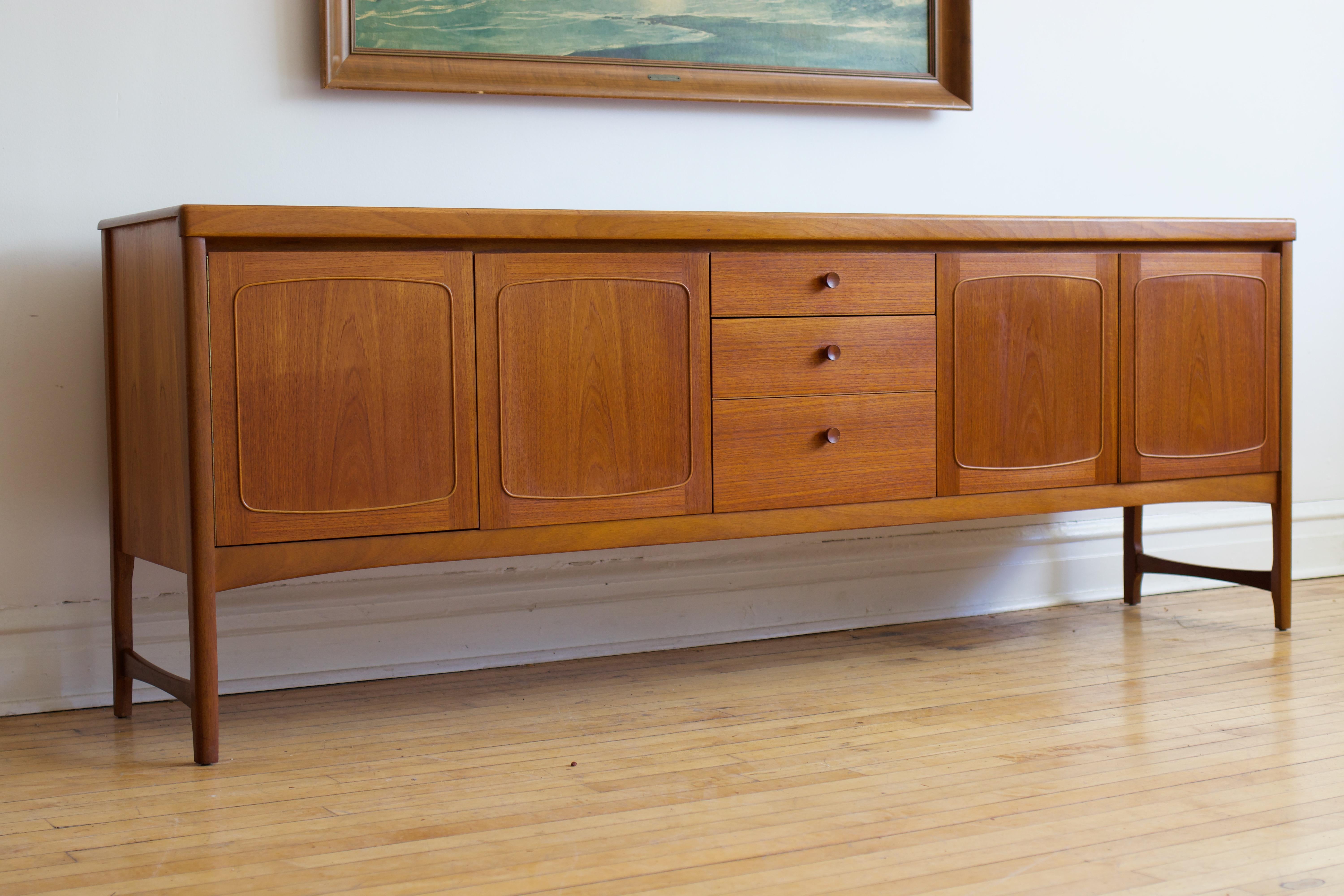 Mid-Century Modern Extra Long Nathan Credenza 7