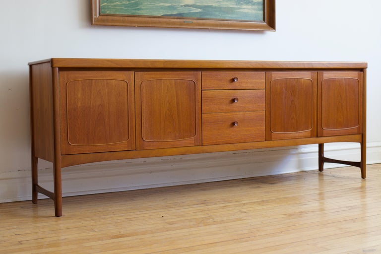 MidCentury Modern Extra Long Nathan Credenza at 1stDibs extra long