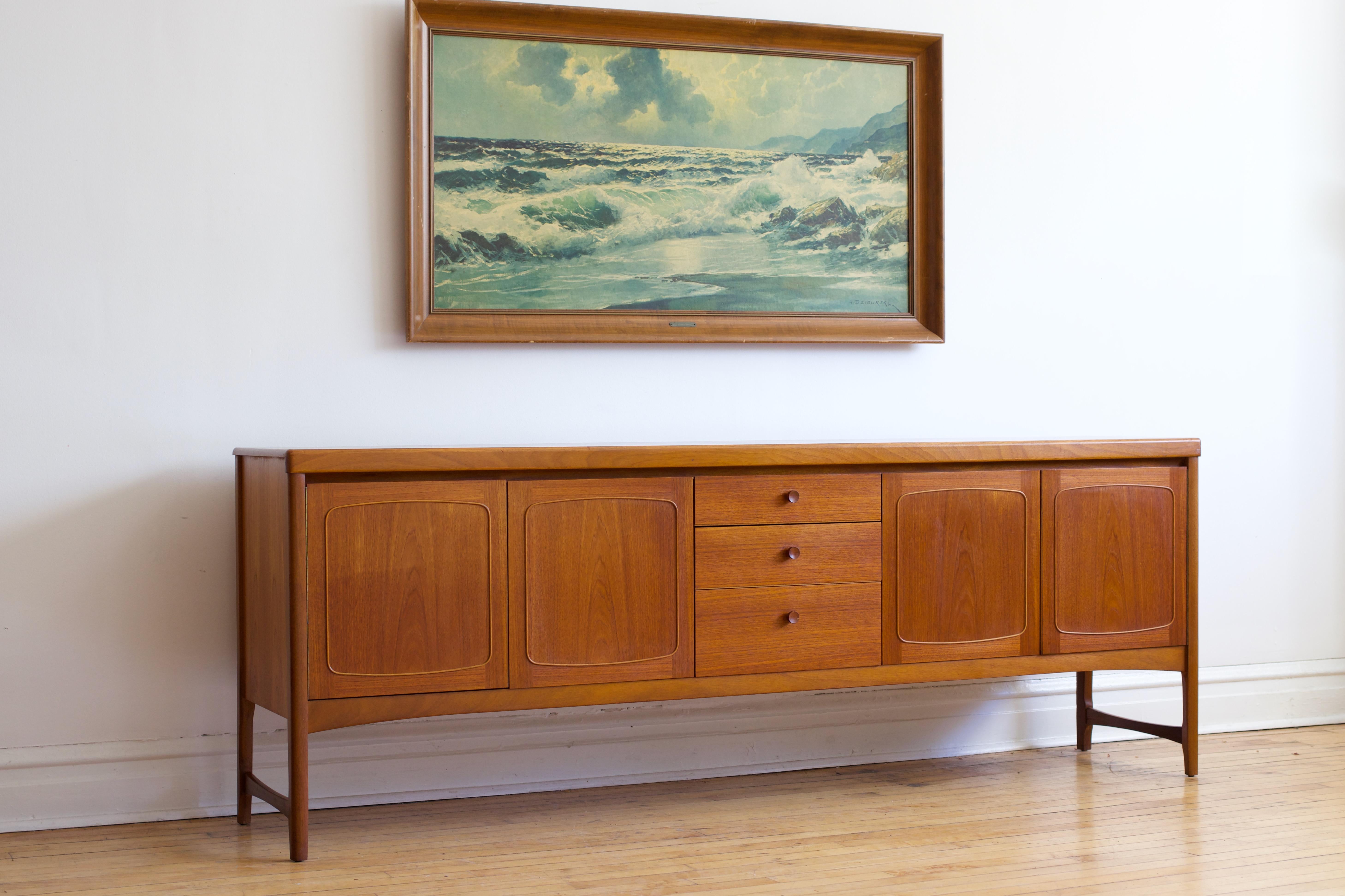 Mid-Century Modern Extra Long Nathan Credenza 8