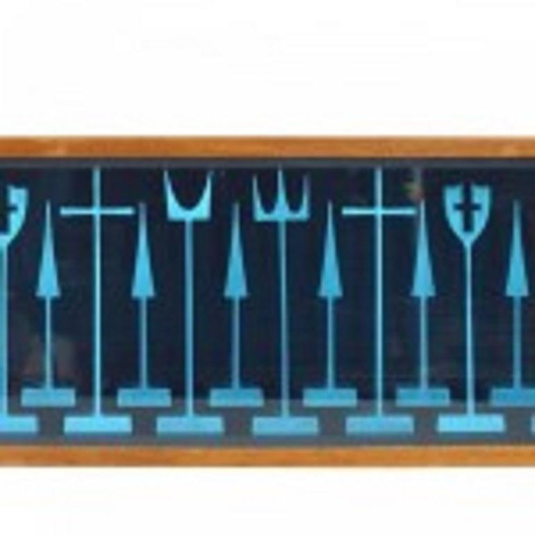 Modernes Schachspiel aus stranggepresstem Aluminium aus der Mitte des Jahrhunderts (amerikanisch) im Angebot