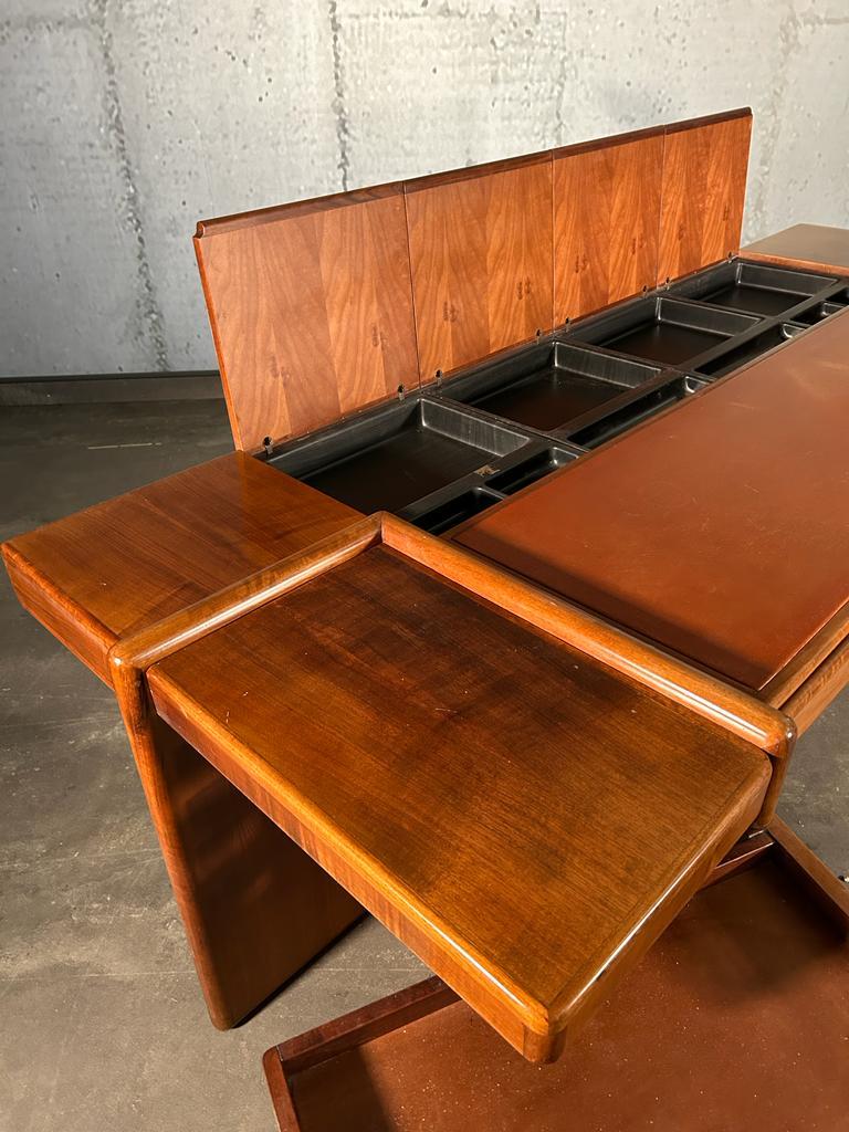 Late 20th Century Mid-Century Modern Fabio Lenci Executive Desk for Bernini, 1974