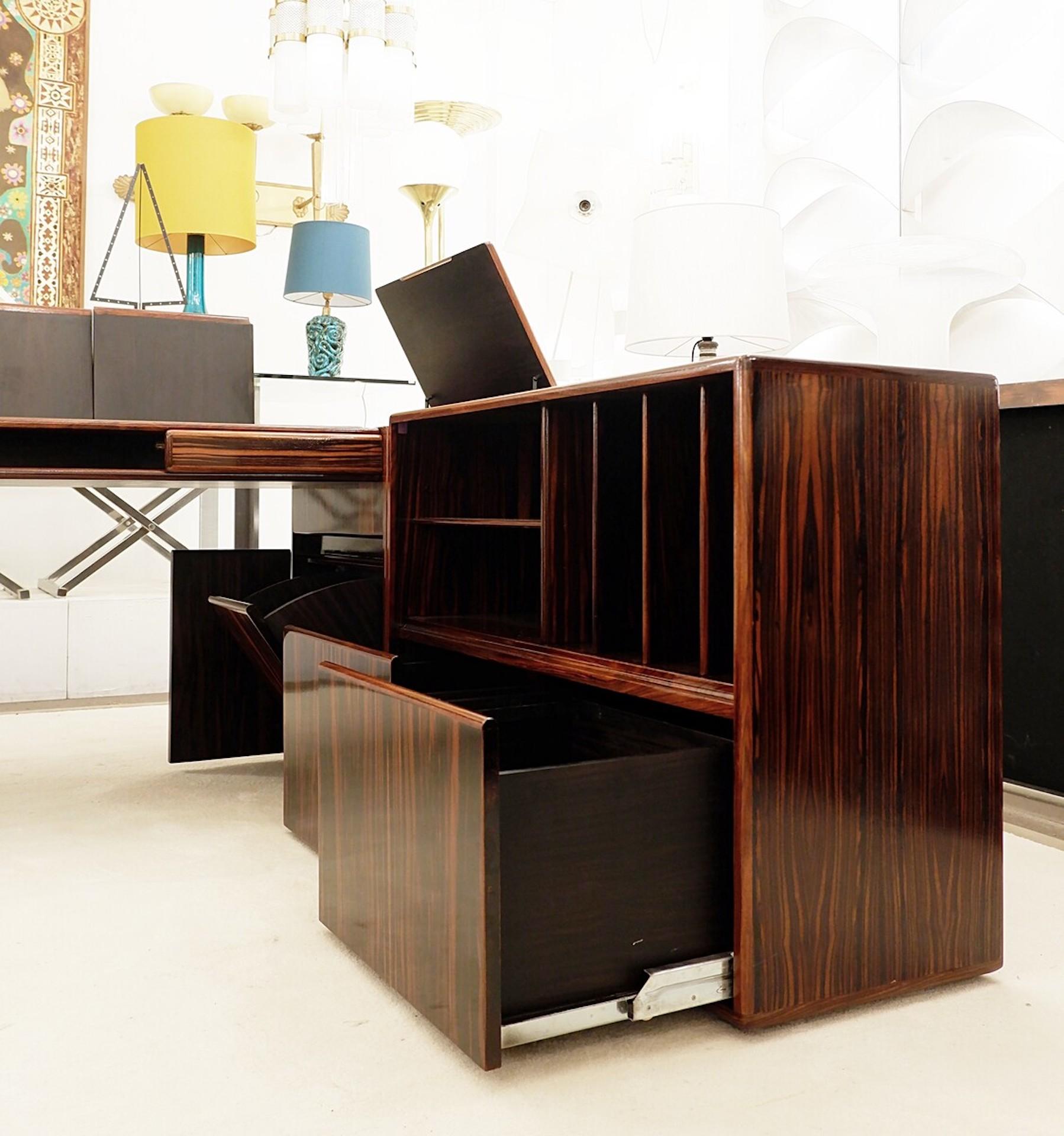 Mid-Century Modern Fabio Lenci Executive Desk for Bernini, 1974 3