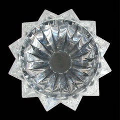 Mid-Century Modern Faceted Lucite Bowl, Unsigned, United States, Circa 1970's