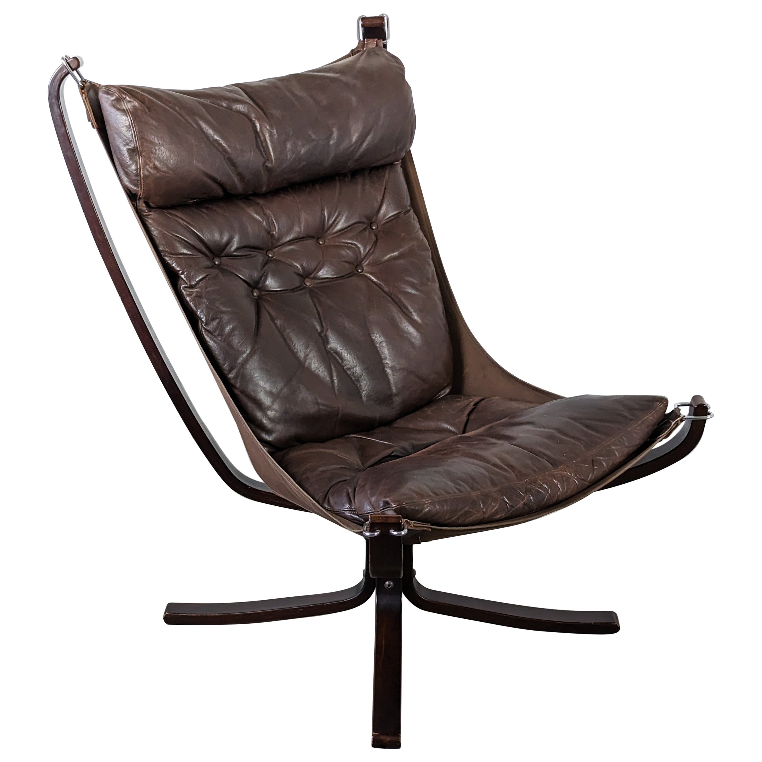 Mid Century Modern Falcon Chair by Sigurd Resell for Vatne Mobler, c1970s