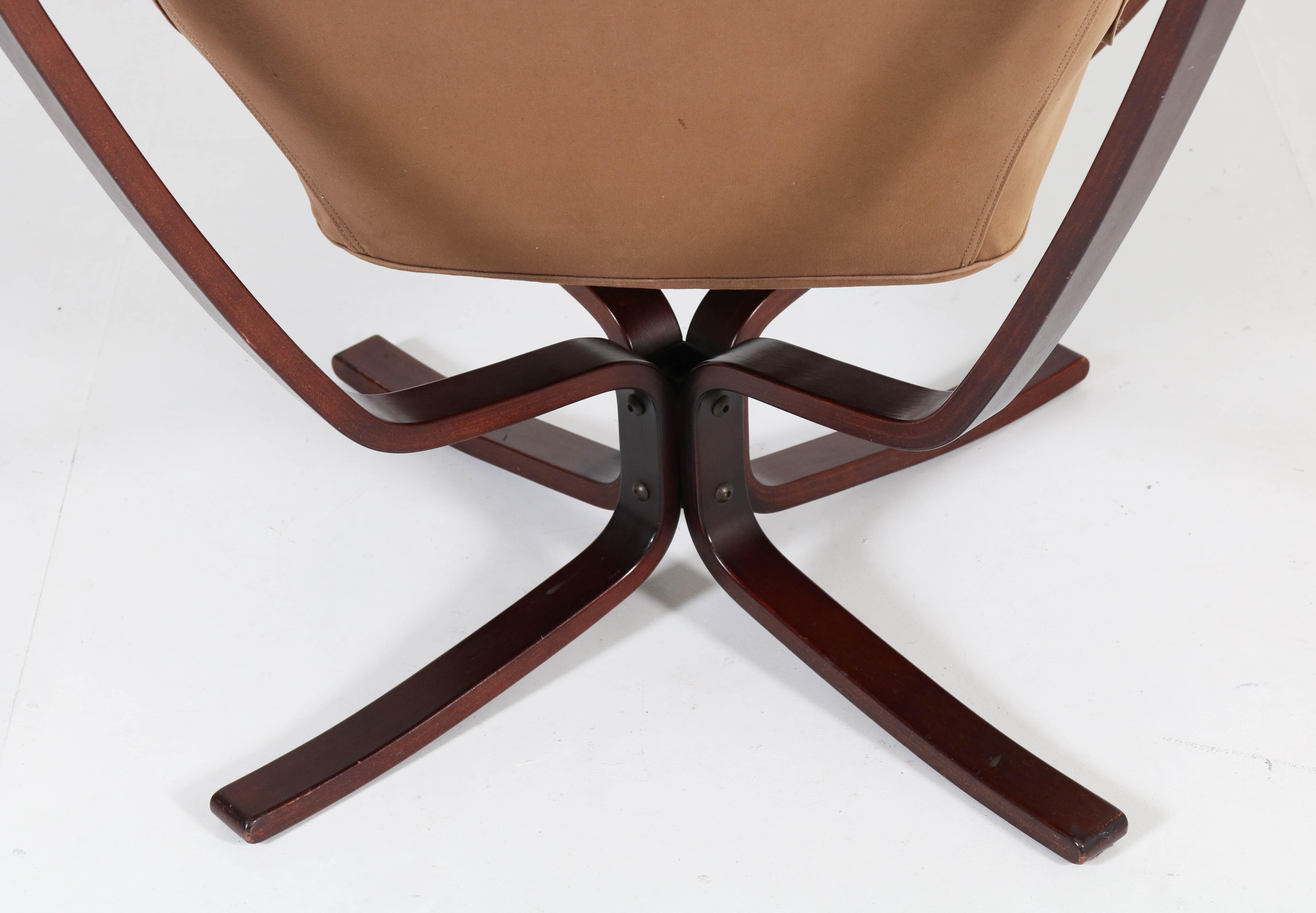 Mid-Century Modern Falcon Chair by Sigurd Ressell for Vatne Møbler Norway, 1970s 7