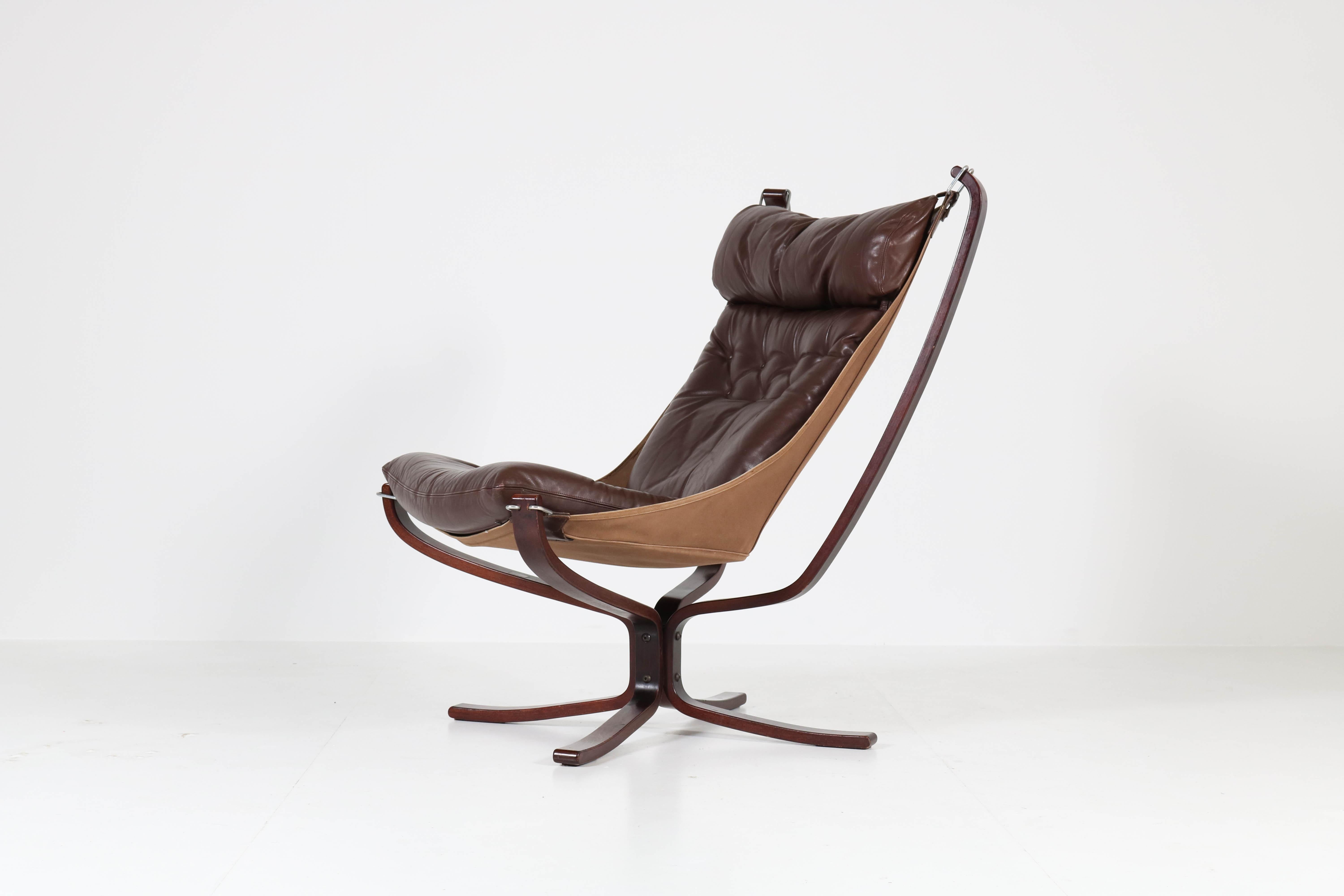 Mid-Century Modern Falcon Chair by Sigurd Ressell for Vatne Møbler Norway, 1970s 1