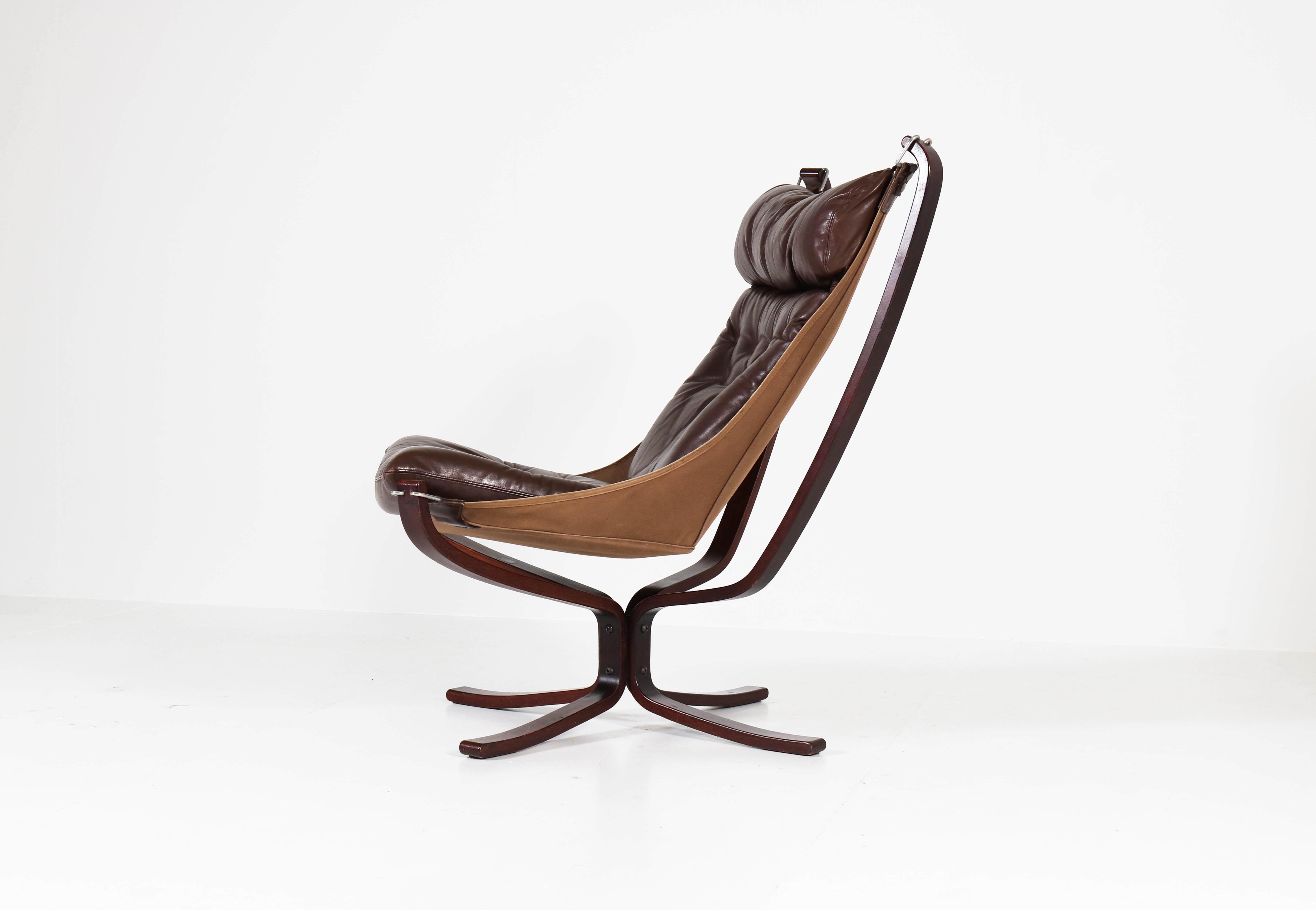 Mid-Century Modern Falcon Chair by Sigurd Ressell for Vatne Møbler Norway, 1970s 2