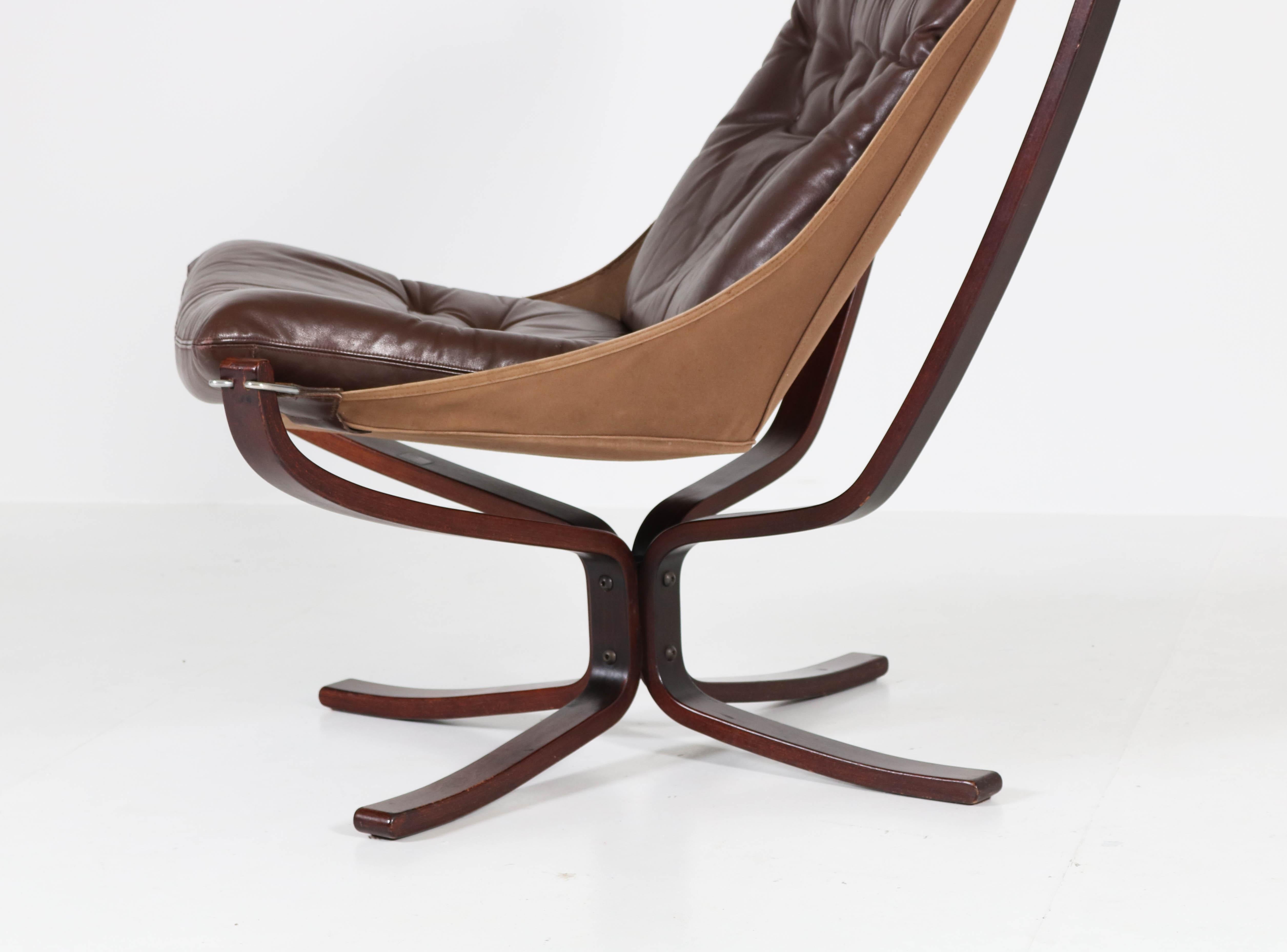 Mid-Century Modern Falcon Chair by Sigurd Ressell for Vatne Møbler Norway, 1970s 3