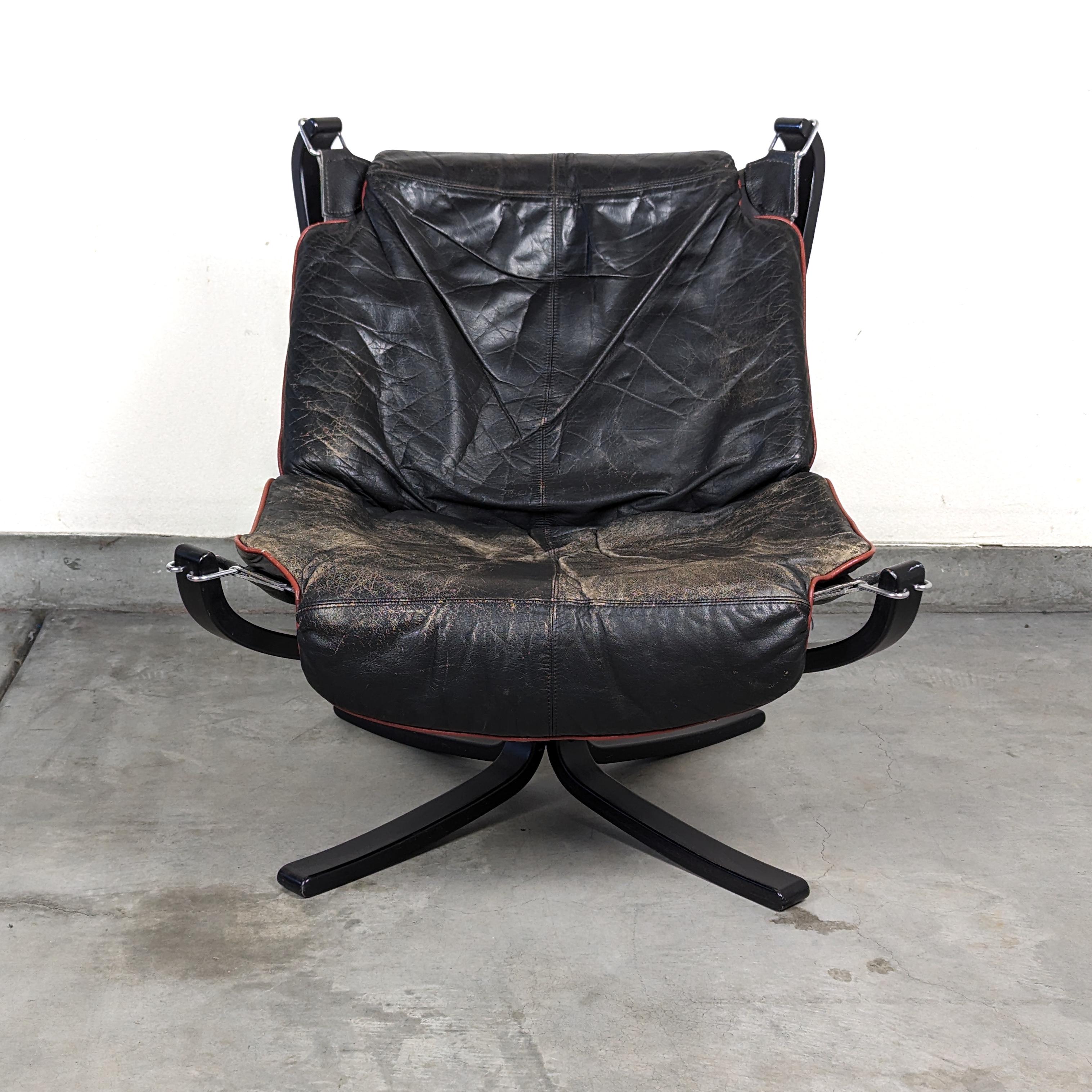 Mid Century Modern Falcon Lounge Chair by Sigurd Resell for Vatne Mobler, c1970s For Sale 3