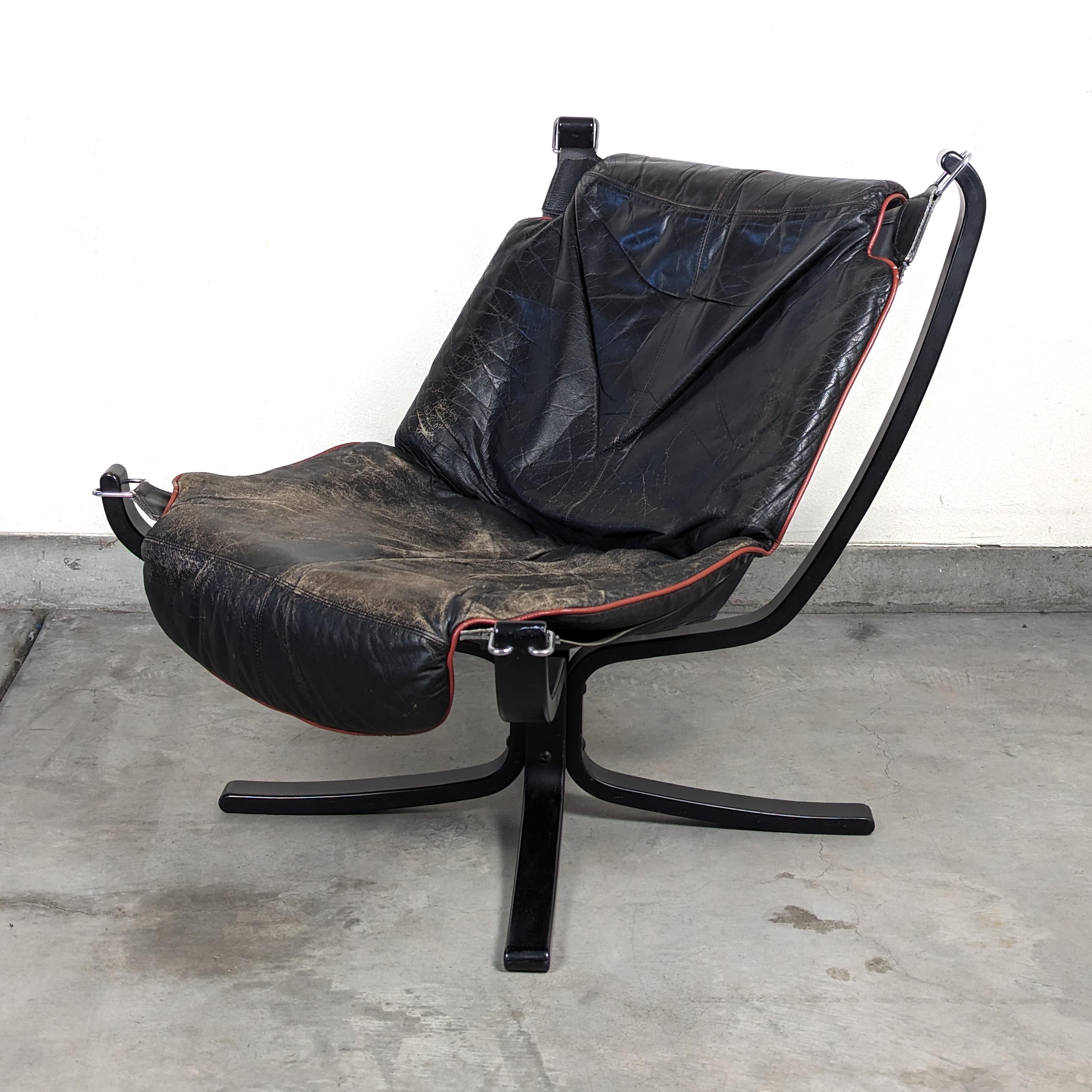 Mid Century Modern Falcon Lounge Chair by Sigurd Resell for Vatne Mobler, c1970s For Sale 4