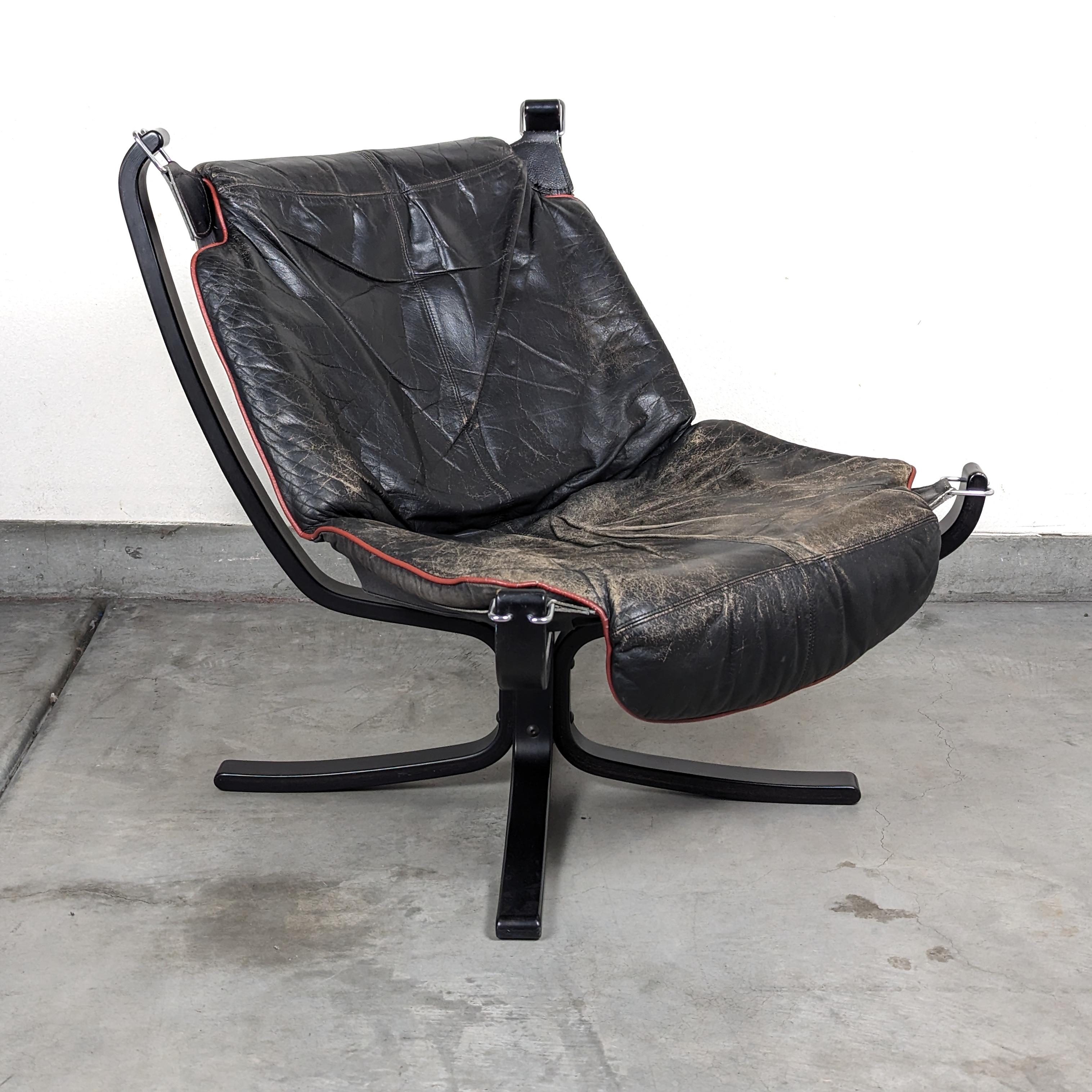 Mid Century Modern Falcon Lounge Chair by Sigurd Resell for Vatne Mobler, c1970s For Sale 6