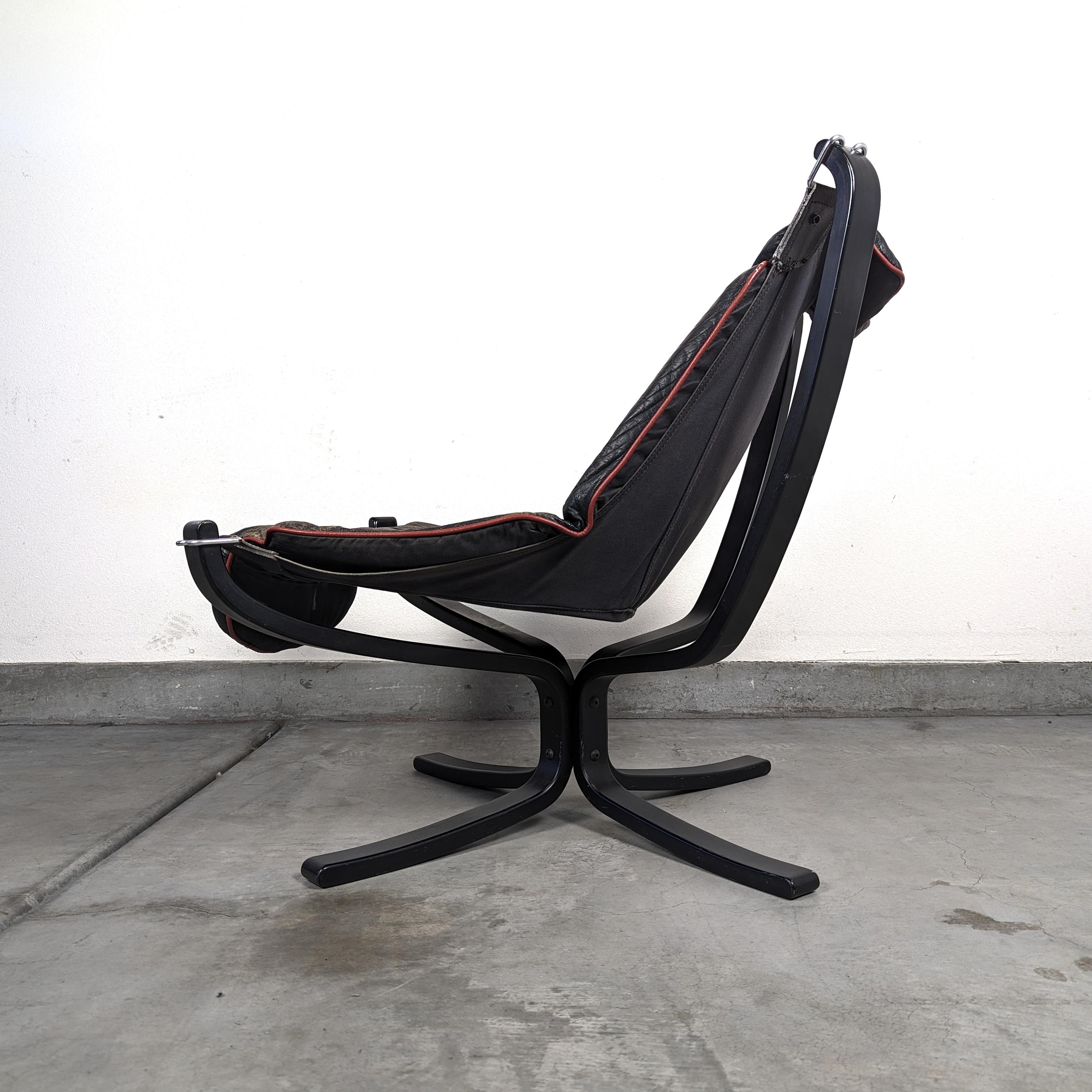 Mid-Century Modern Mid Century Modern Falcon Lounge Chair by Sigurd Resell for Vatne Mobler, c1970s For Sale