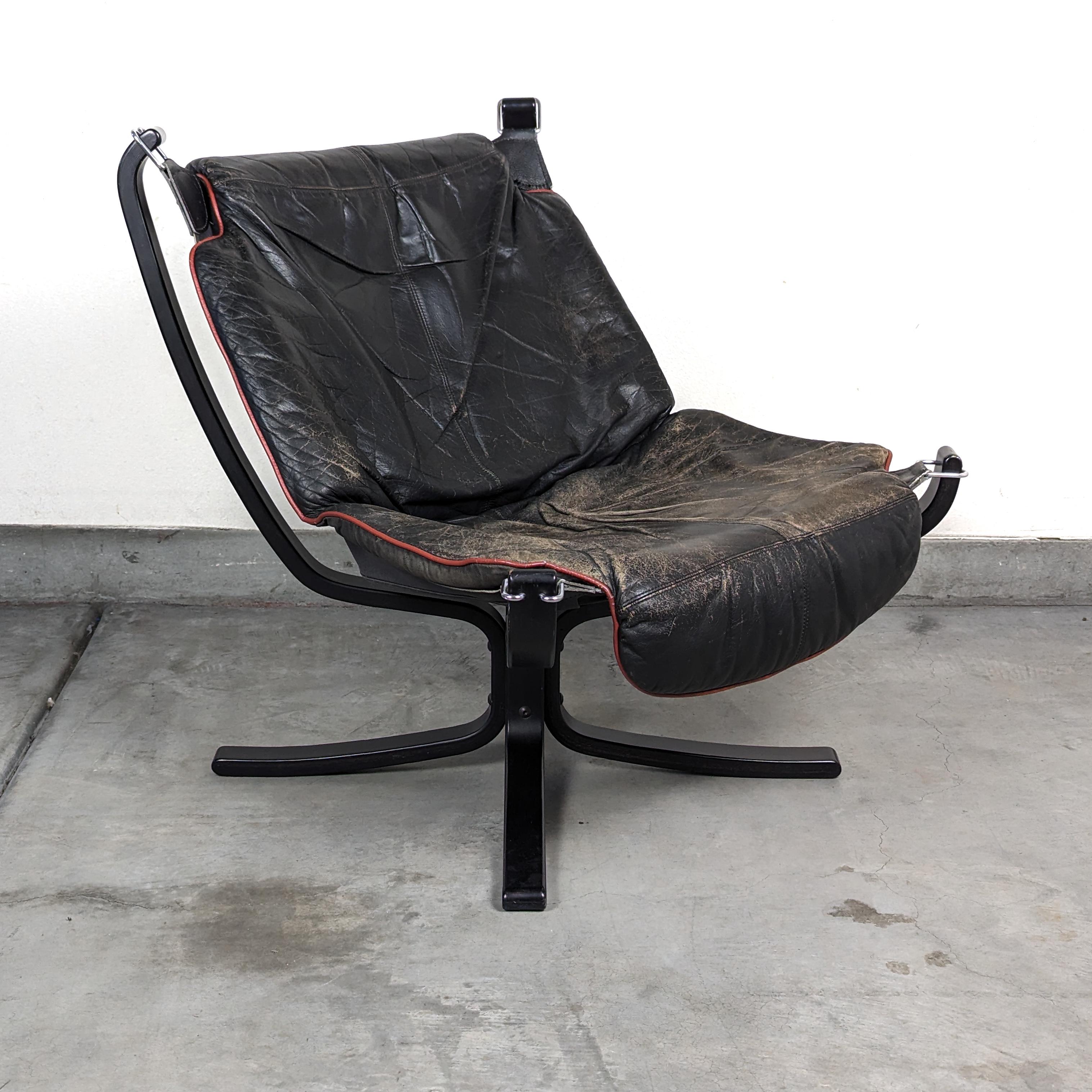 Mid Century Modern Falcon Lounge Chair by Sigurd Resell for Vatne Mobler, c1970s For Sale 2
