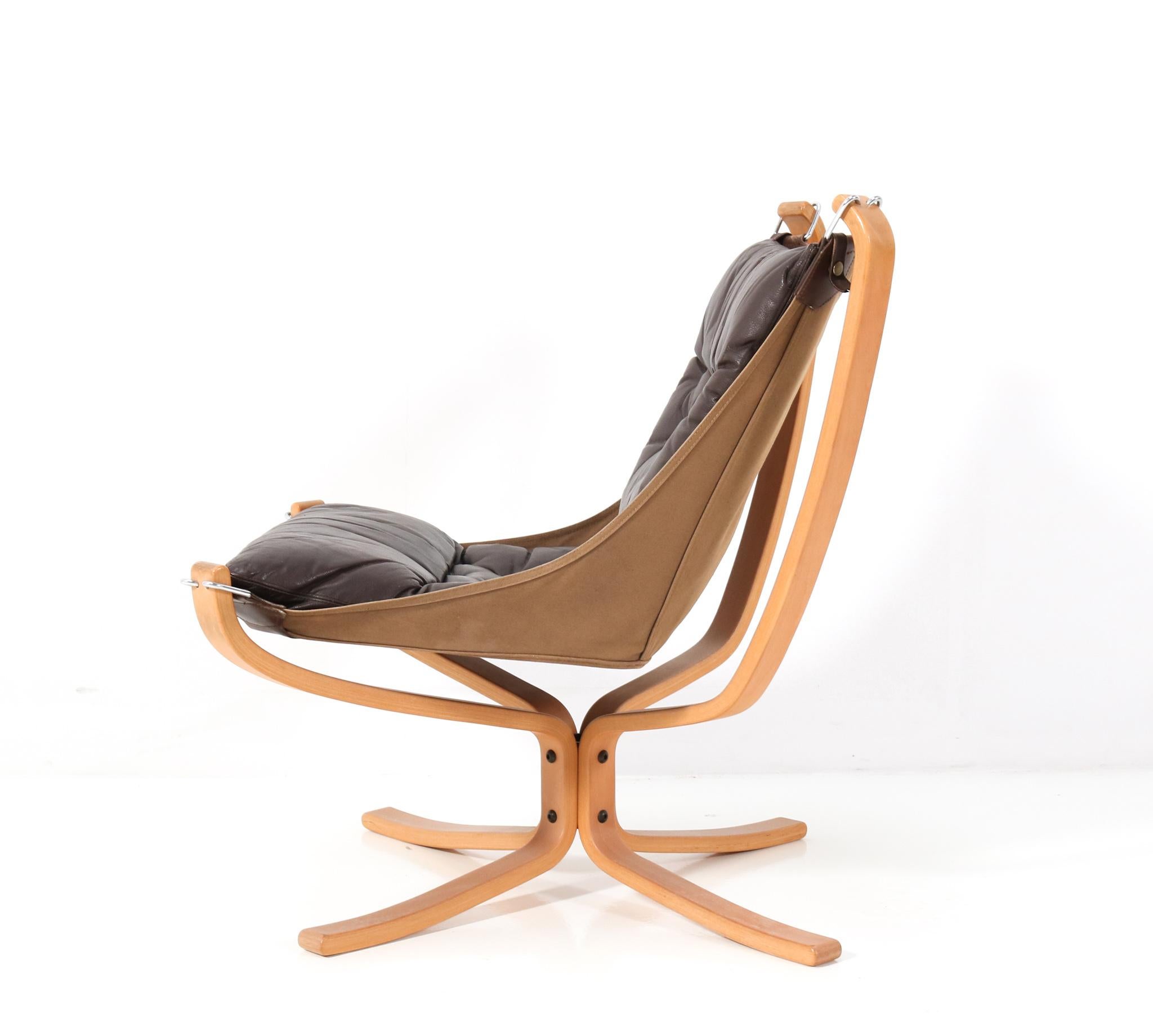 Norwegian Mid-Century Modern Falcon Lounge Chair by Sigurd Ressell for Vatne Møbler