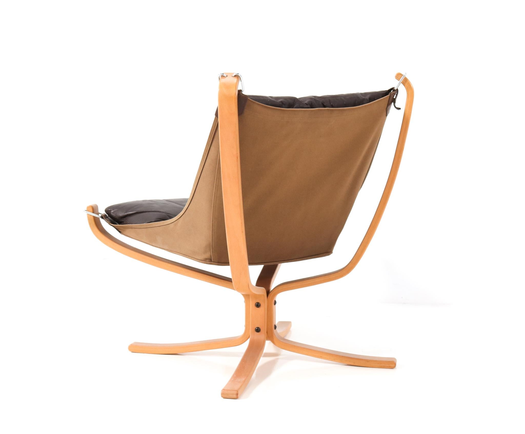 Mid-Century Modern Falcon Lounge Chair by Sigurd Ressell for Vatne Møbler In Good Condition In Amsterdam, NL