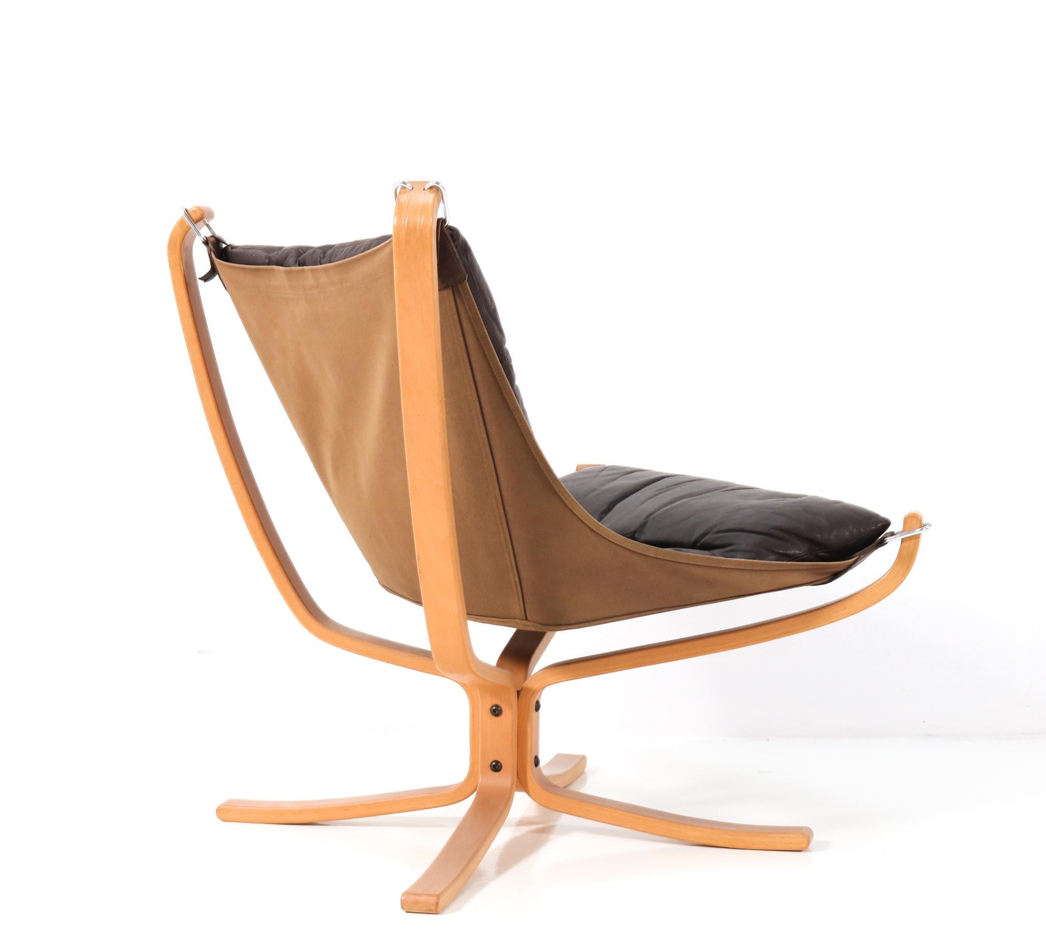 Late 20th Century Mid-Century Modern Falcon Lounge Chair by Sigurd Ressell for Vatne Møbler