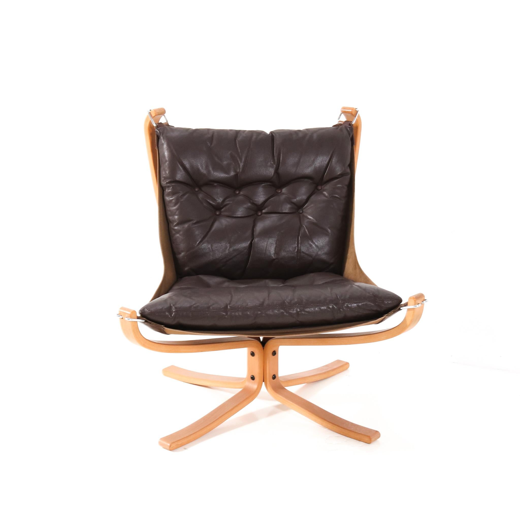 Mid-Century Modern Falcon Lounge Chair by Sigurd Ressell for Vatne Møbler 1