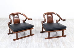 Expertly Restored - Mid-Century Modern "Far East Collection" Arm Chairs by Baker