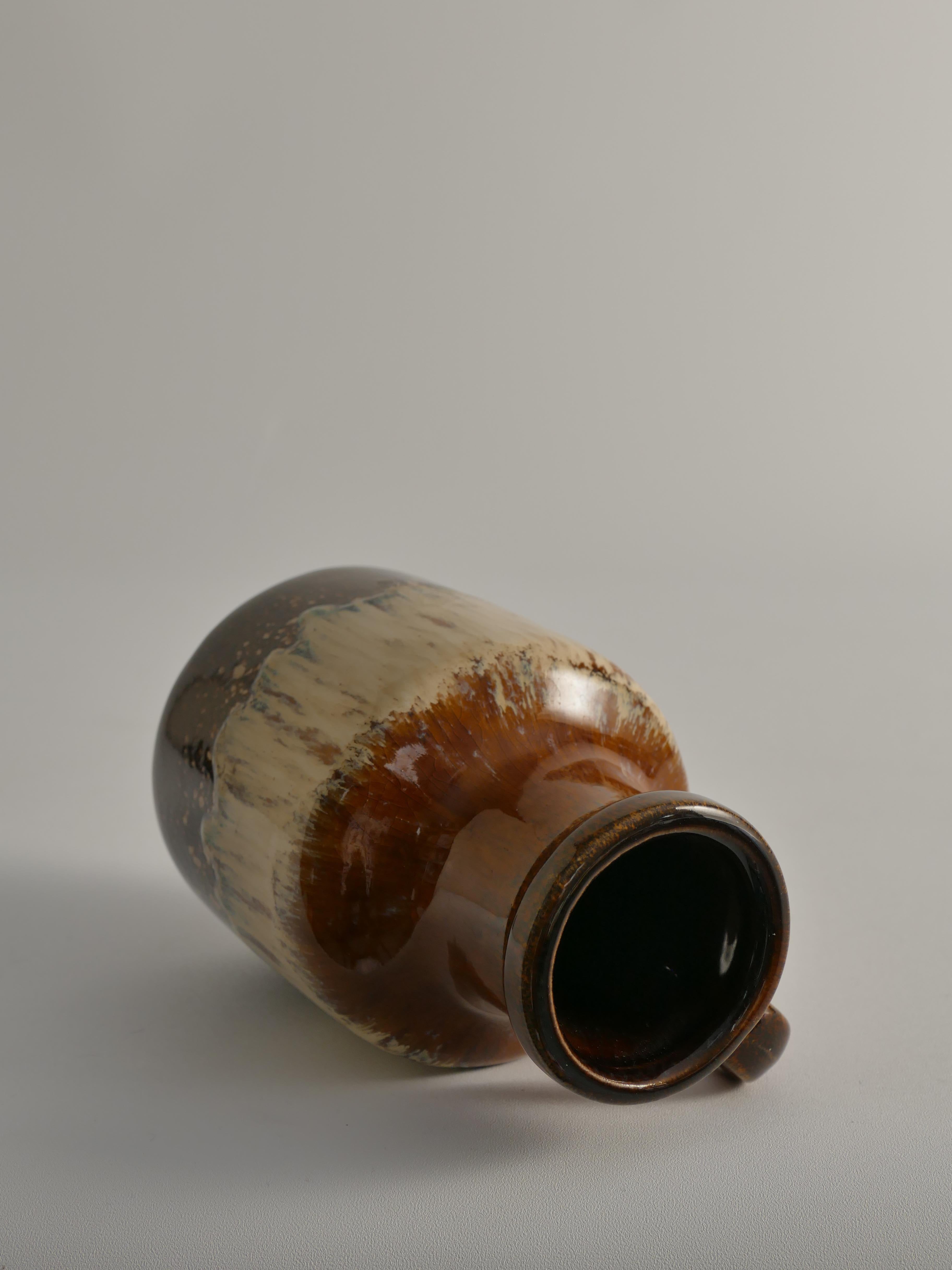 Mid-Century Modern Fat Lava Drip Glaze Ceramic Vase, West Germany, 1970s For Sale 5