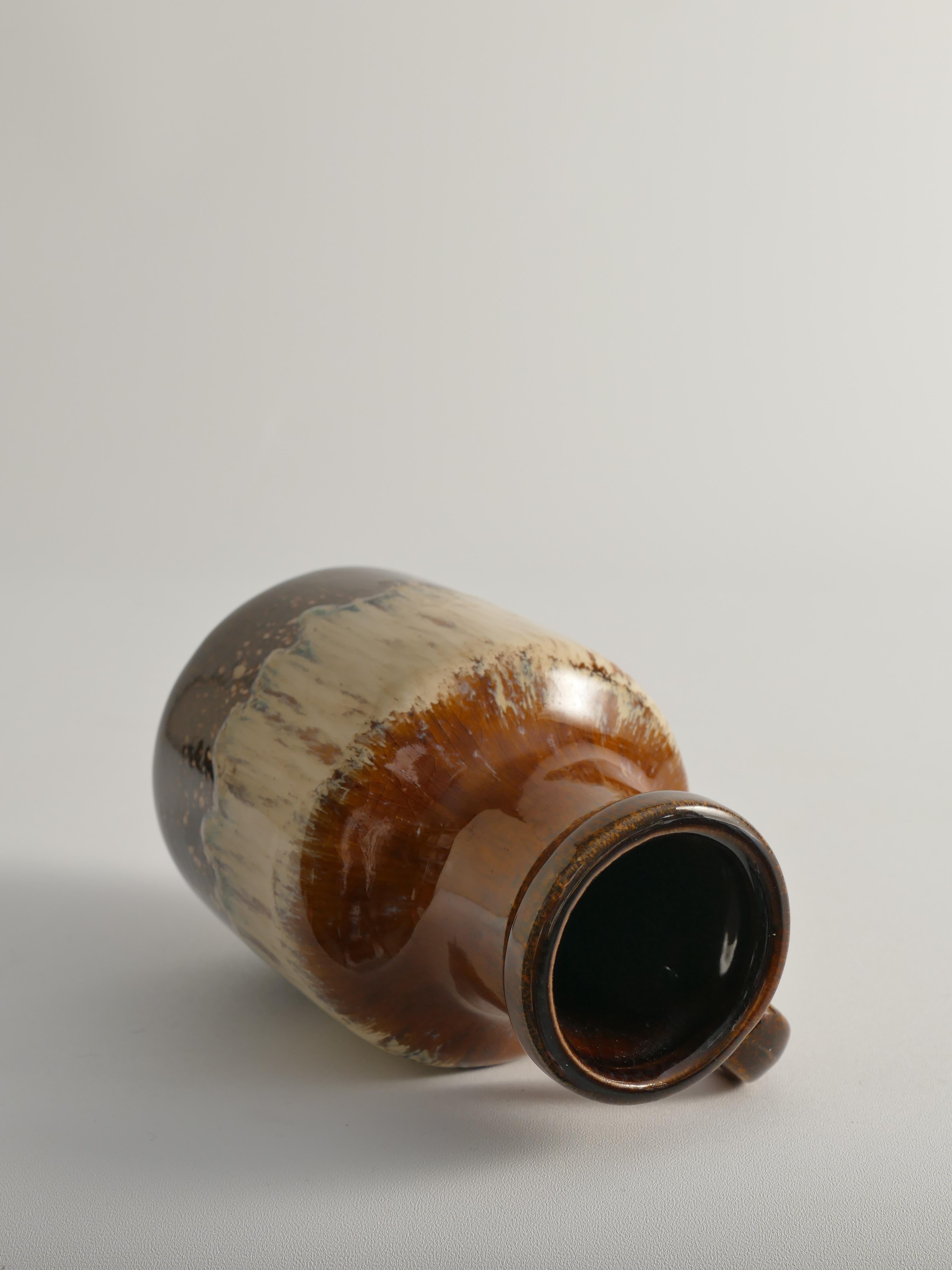Mid-Century Modern Fat Lava Drip Glaze Ceramic Vase, West Germany, 1970s For Sale 7