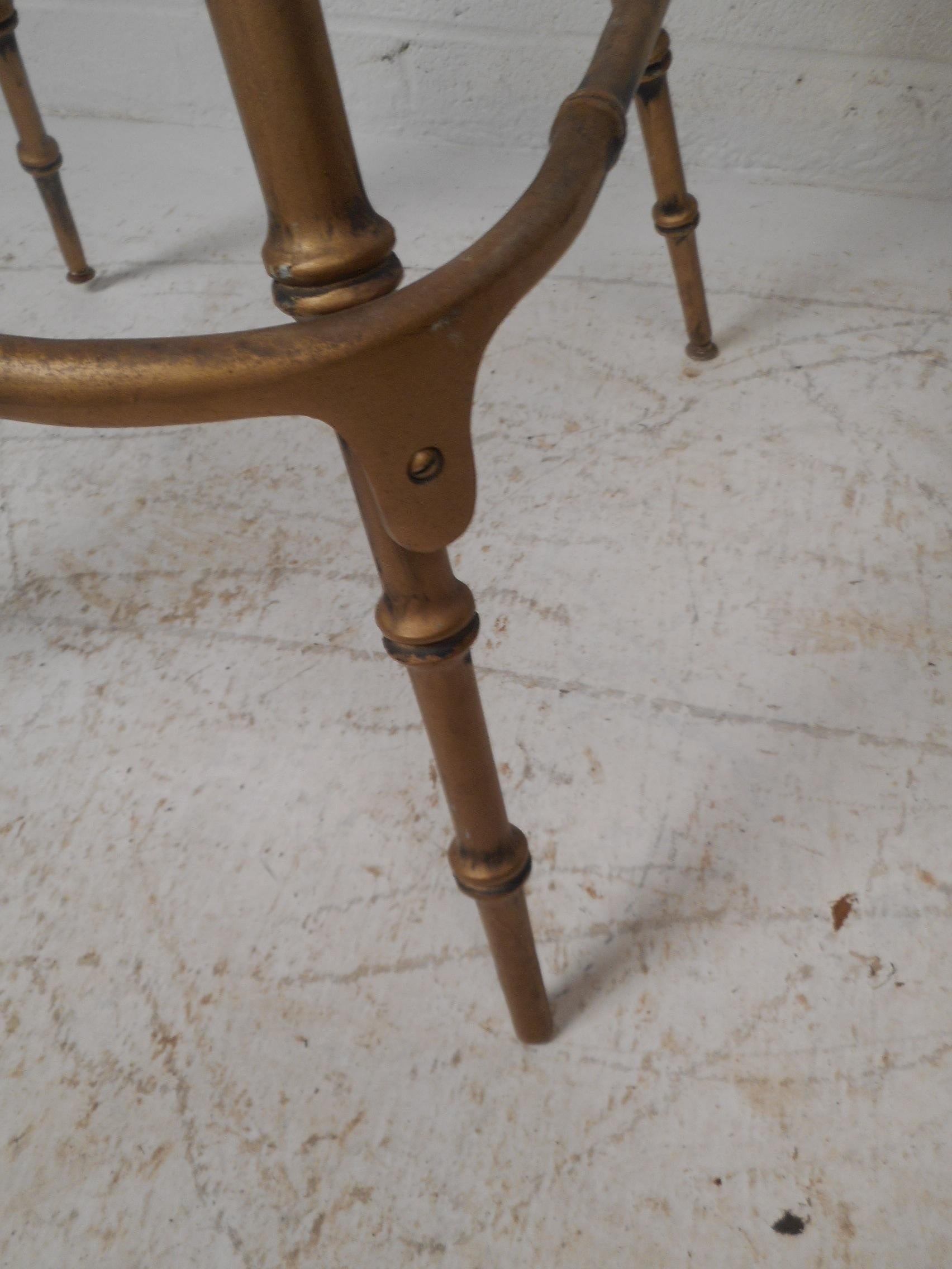 Mid-Century Modern Faux Bamboo Kessler Barstools 1