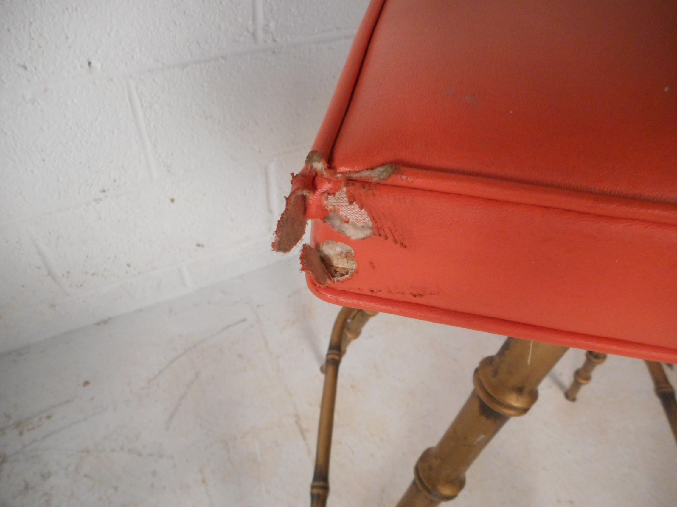 Mid-Century Modern Faux Bamboo Kessler Barstools 6