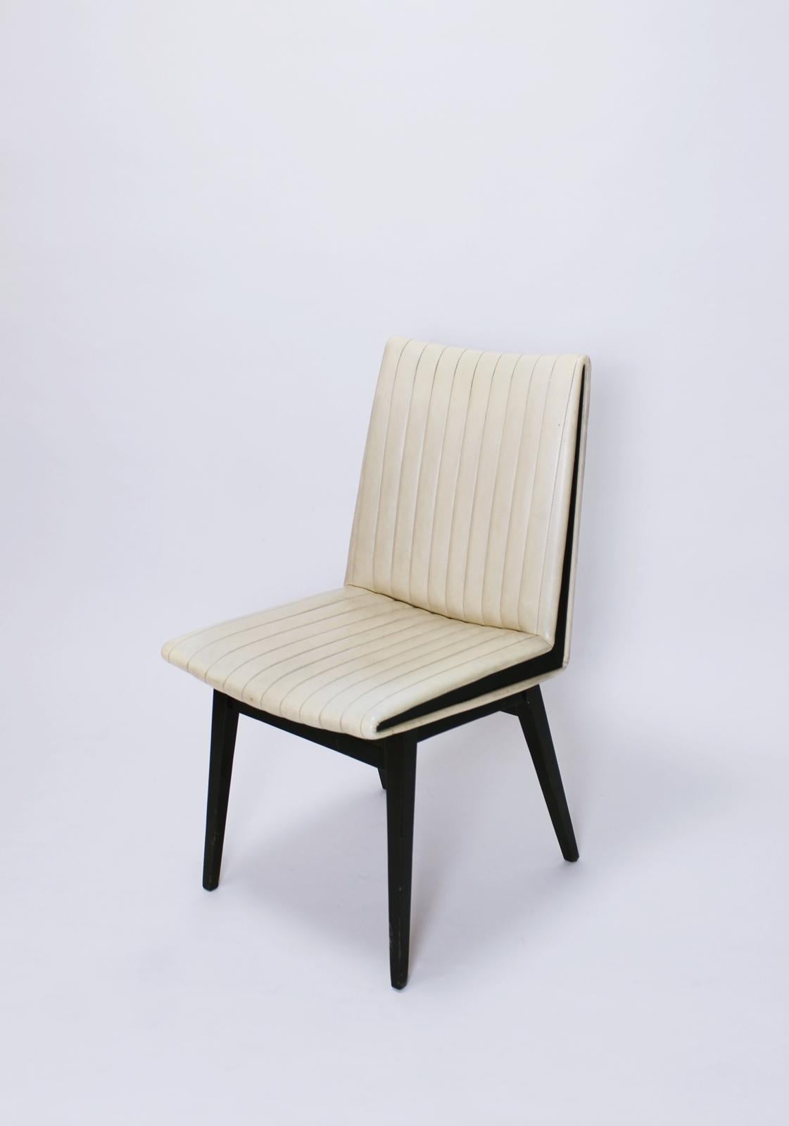 Mid-Century Modern 1 of 4  Austrian Mid Century chairs designed by Oskar Riedel  Wien 1955 For Sale
