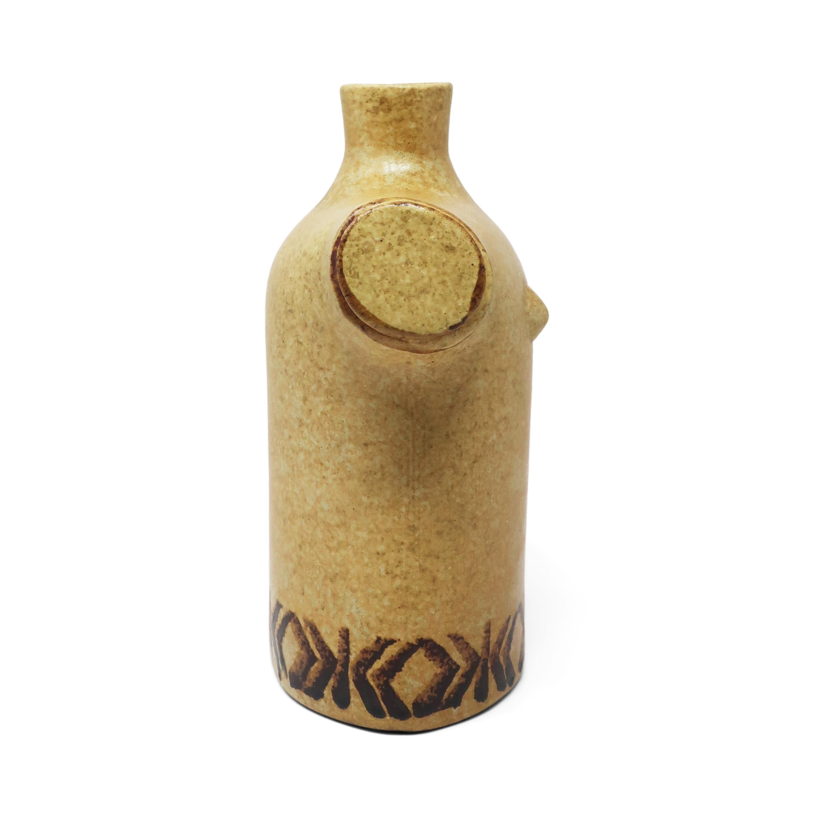 20th Century Mid-Century Modern Female Torso Pottery Vase For Sale