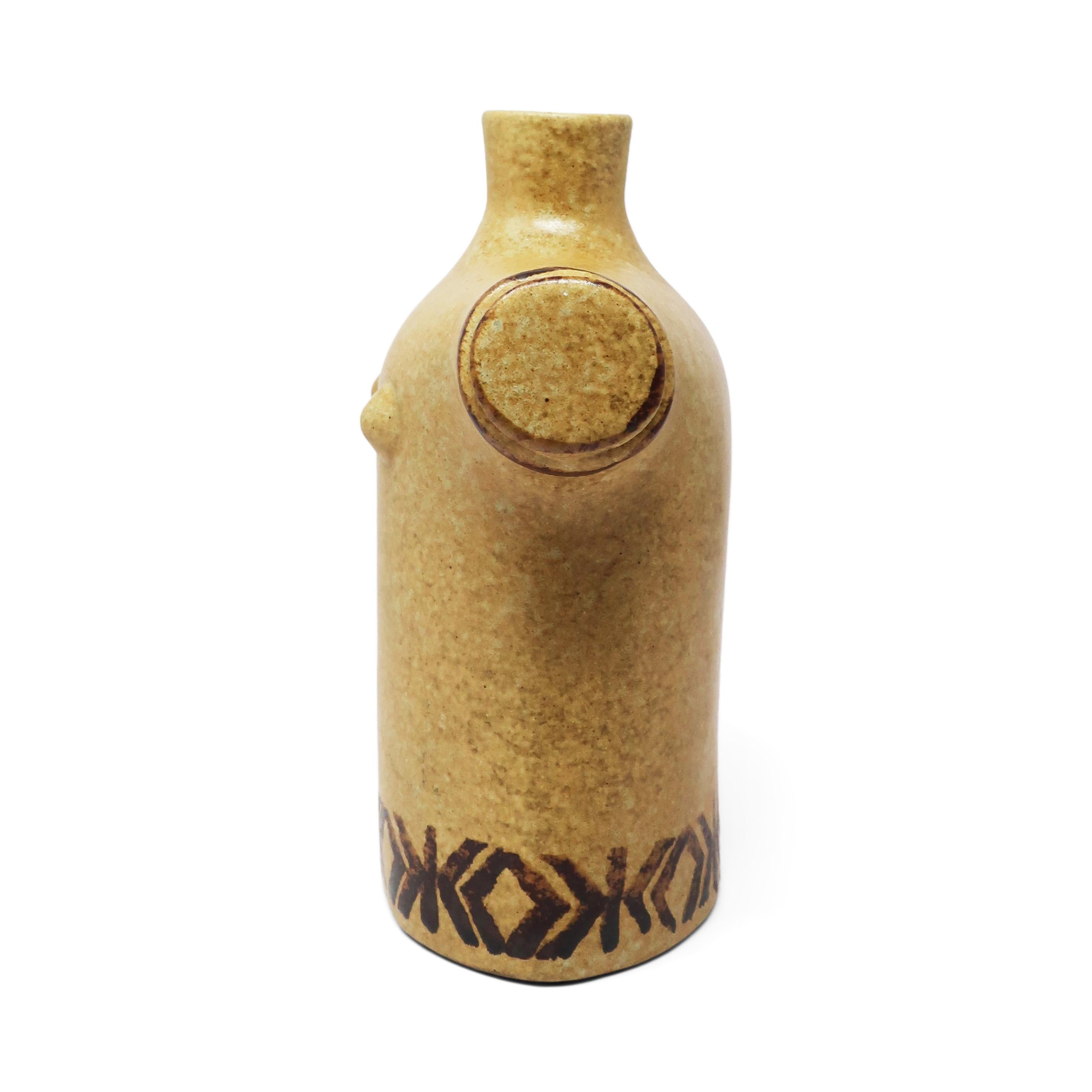 Mid-Century Modern Female Torso Pottery Vase For Sale 1
