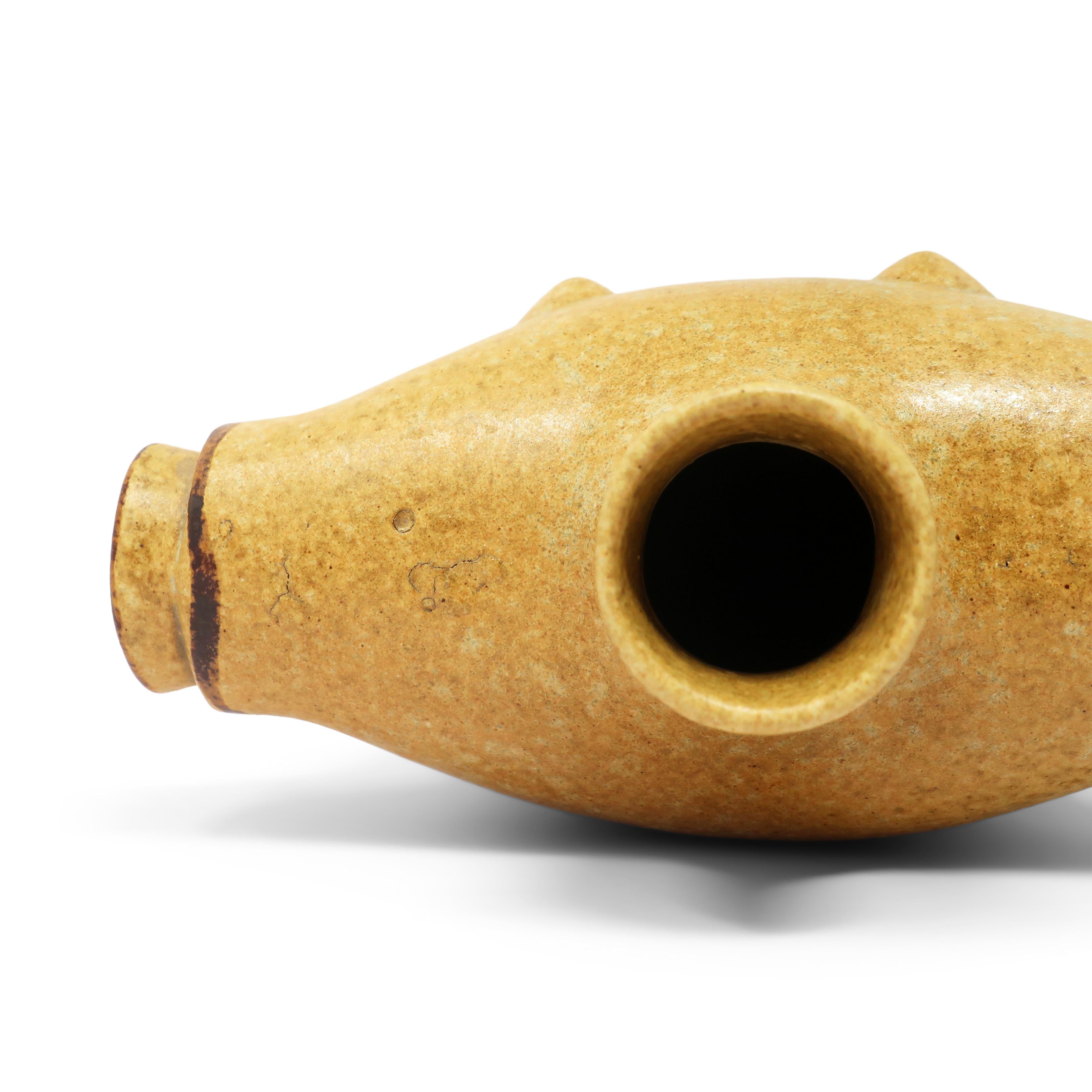 Mid-Century Modern Female Torso Pottery Vase For Sale 2