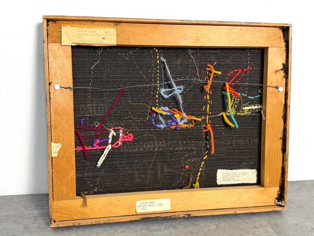 Appendiabiti da parete in fibra d'arte moderna di Carolyn Hall 1965 in vendita 4
