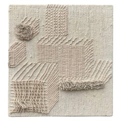 Mid-Century Modern Fiber Art Wall Hanging, Circa 1960s