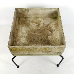 Mid-Century Modern Fiber Concrete Planter Designed by Bruno Rey for Eternit