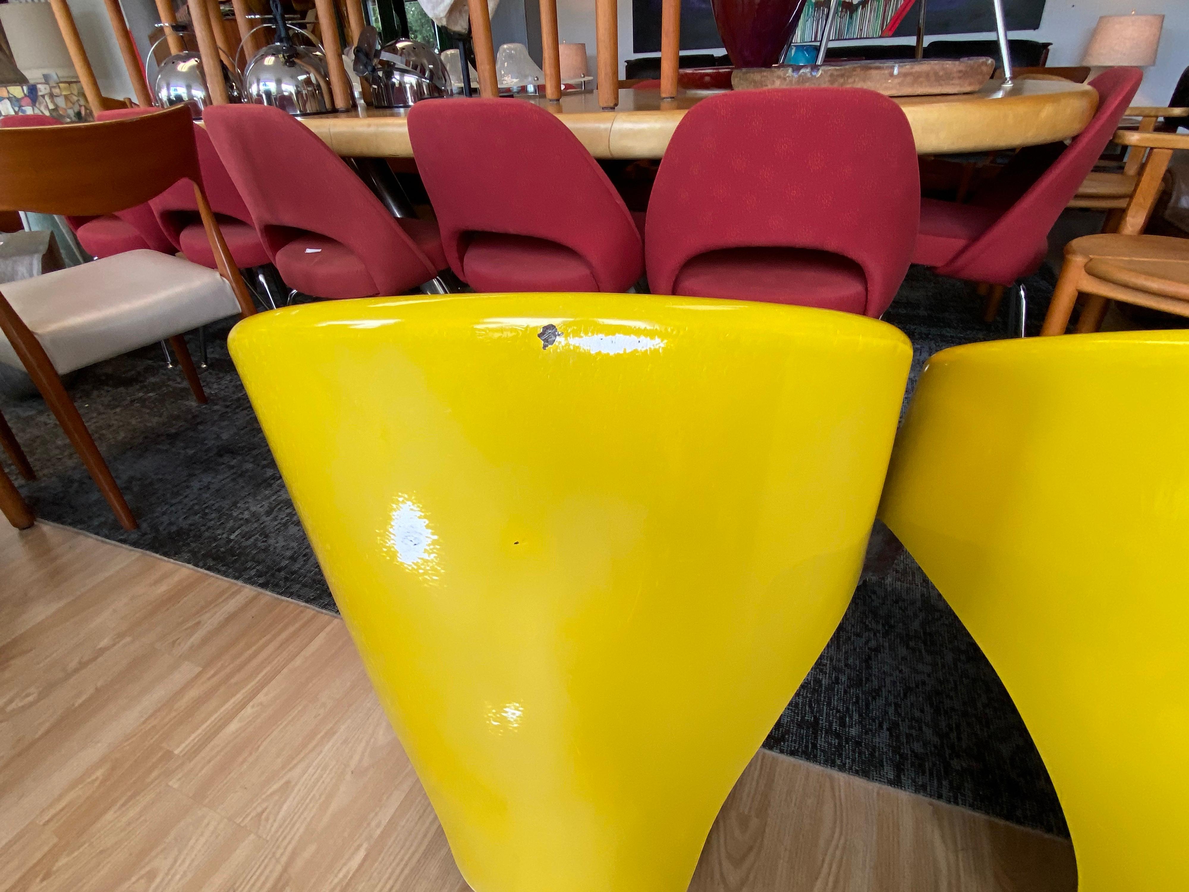 American Mid-Century Modern Fibrella Fiberglass Lounge Chairs