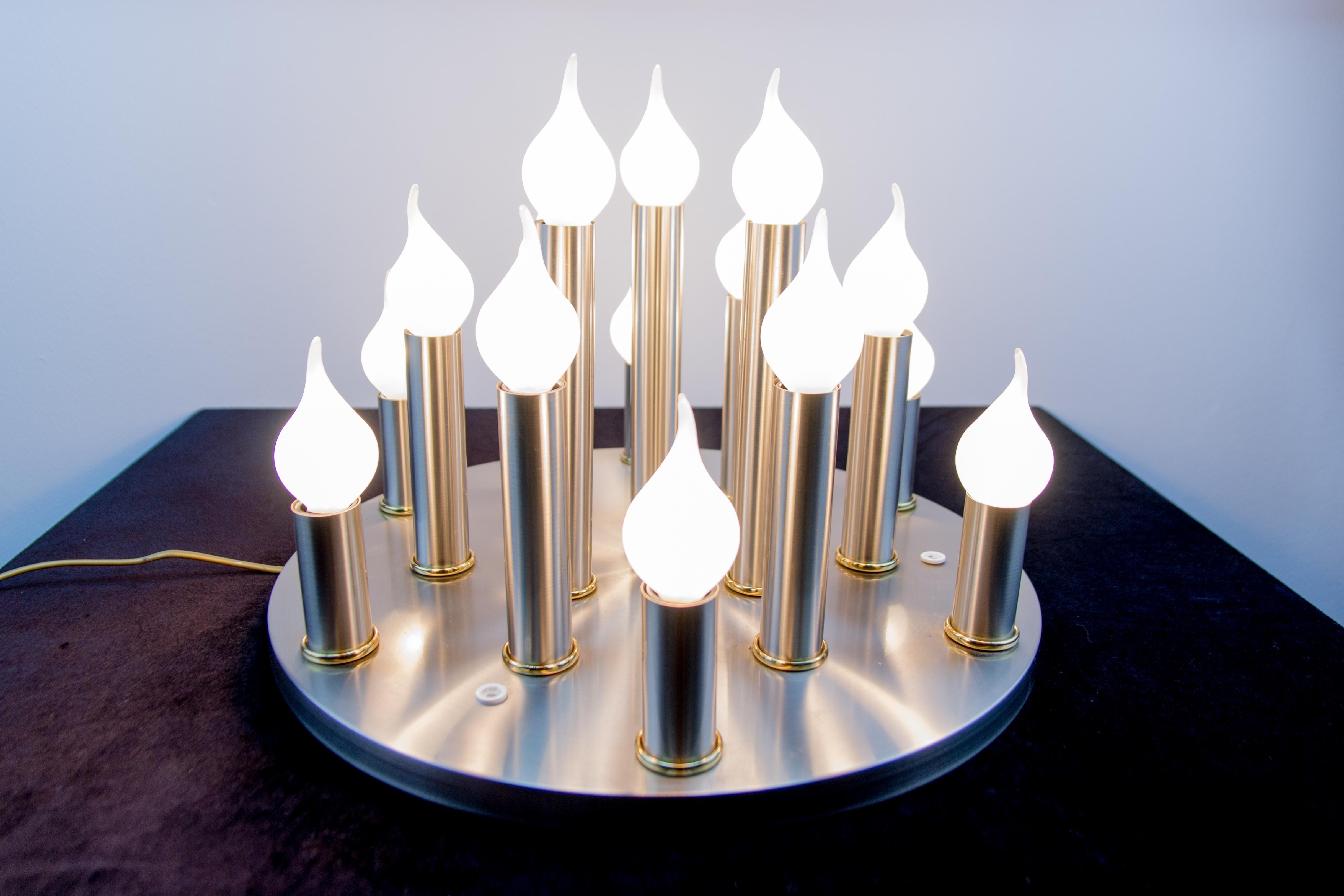 Plafonnier à quinze lumières The Moderns Modernity de Sölken Leuchten, années 1970 en vente 3