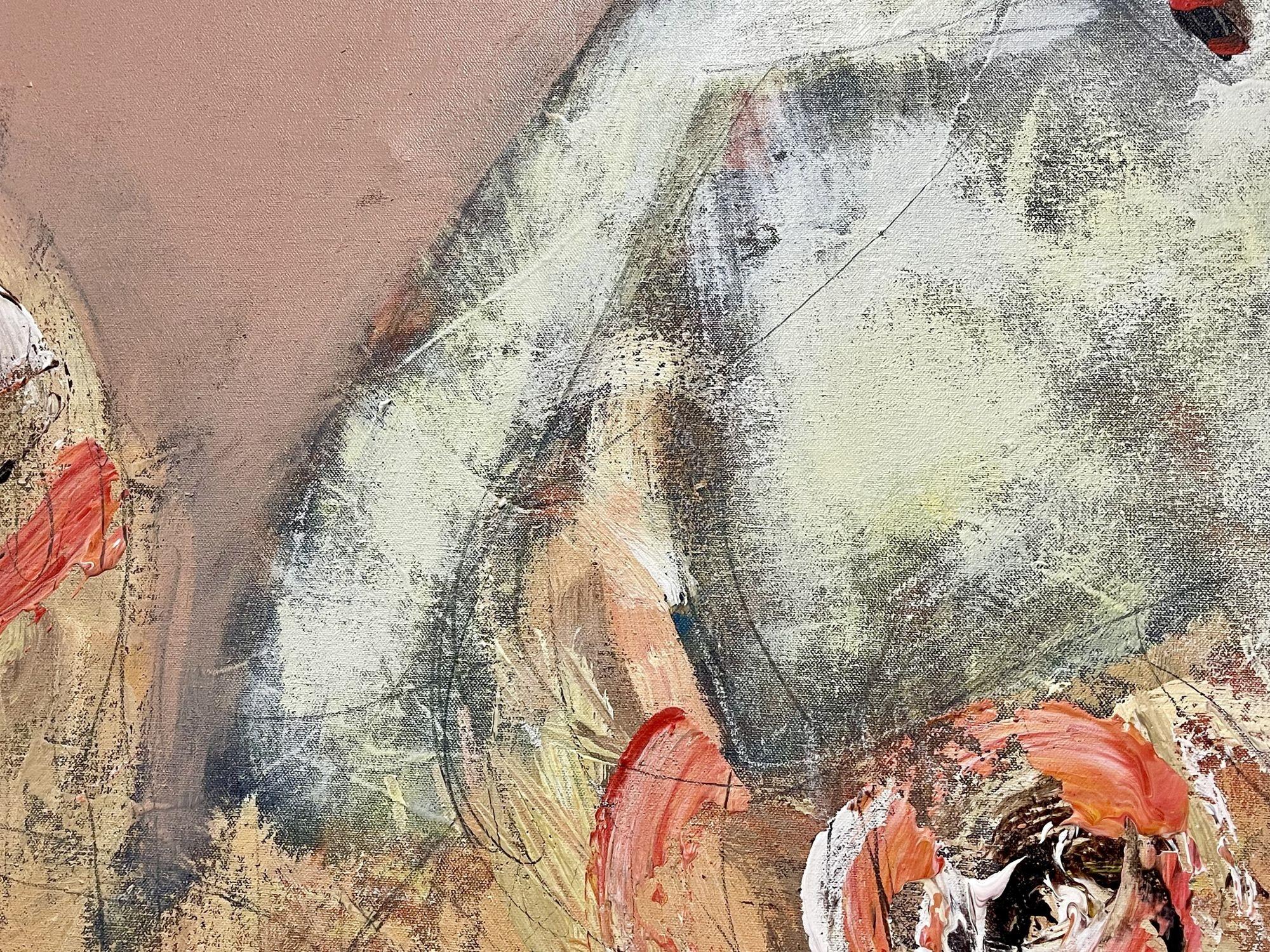 Quadro Figurativo della metà del secolo scorso, Orientale, Uno di una coppia, Firmato in vendita 5
