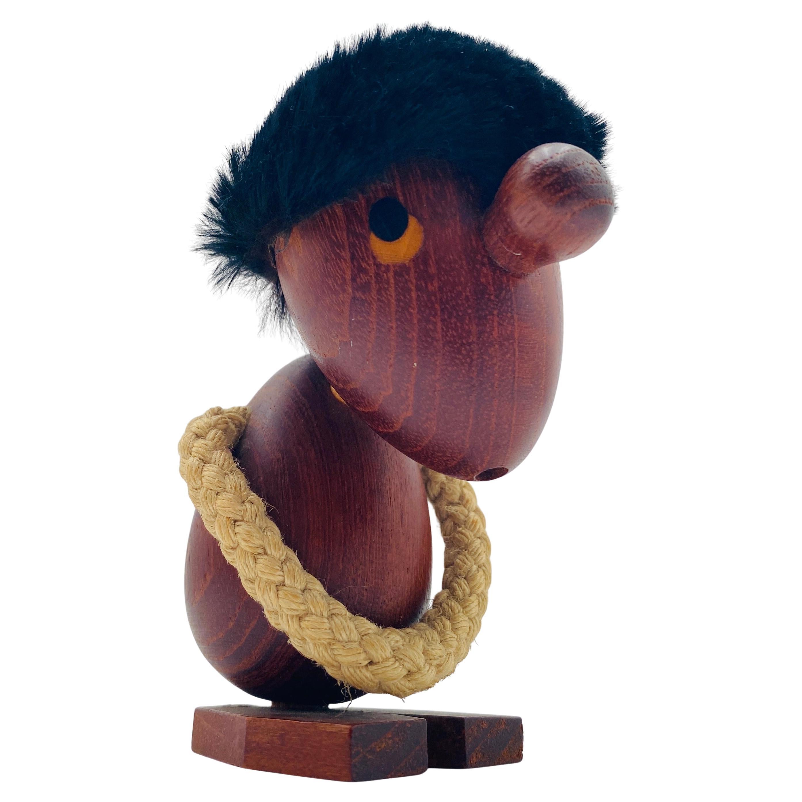 Mid-Century Modern Figurine "Pessimist" by Hans Bølling Denmark 1950s en venta