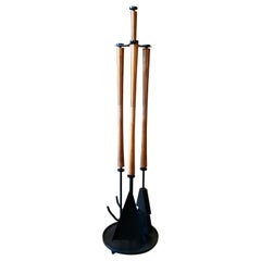 Mid-Century Modern Fire Tool Set