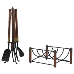 Mid-Century Modern Fireplace Tools