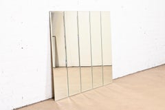 Mid-Century Modern Five-Panel Beveled Wall Mirror, 1970s