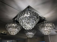 Mid-Century Modern Five-Tiered Chandelier by Kinkeldey, 1960s