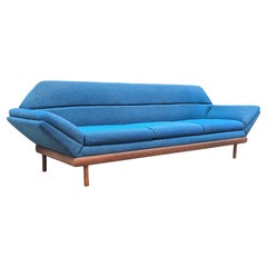 Retro Mid Century Modern Flexsteel Thunderbird Sofa 